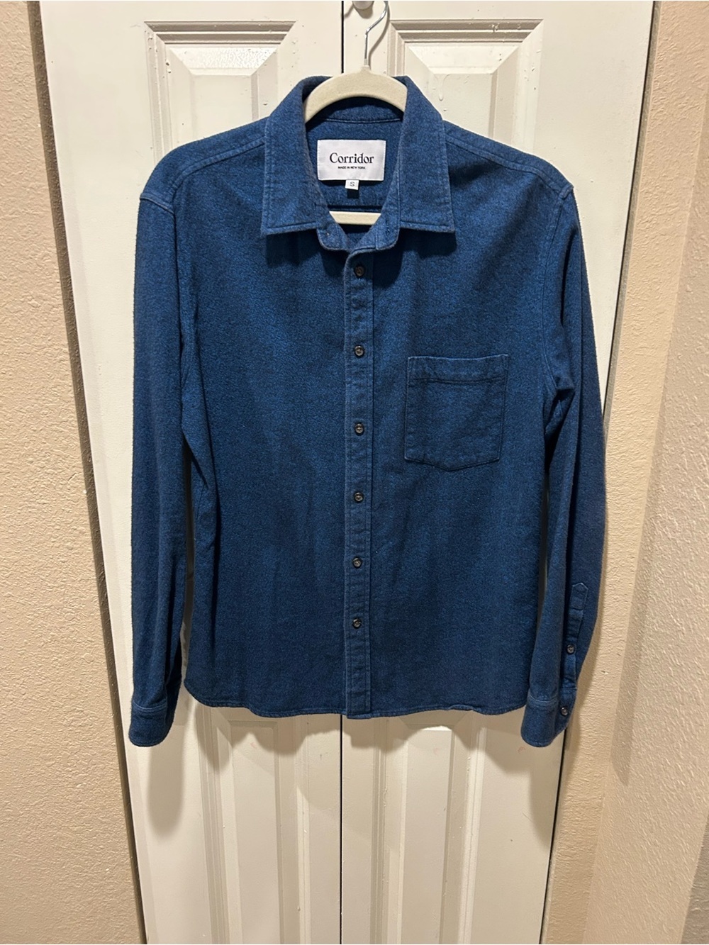 Corridor Cotton Flannel Button Down Shirt , Small - Picture 2 of 5